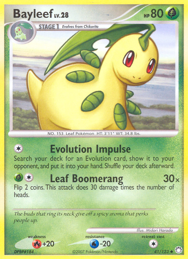 Bayleef (41/123) [Diamond & Pearl: Mysterious Treasures] | Jack's On Queen