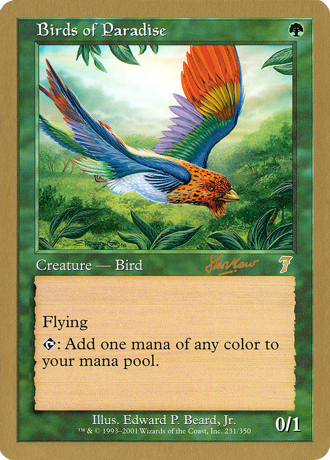 Birds of Paradise (Sim Han How) [World Championship Decks 2002] | Jack's On Queen