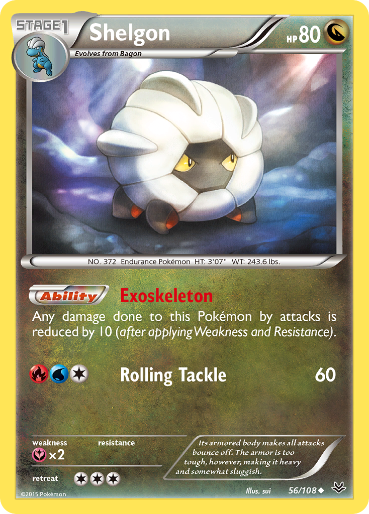 Shelgon (56/108) [XY: Roaring Skies] | Jack's On Queen