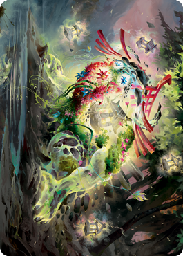 Go-Shintai of Life's Origin Art Card [Kamigawa: Neon Dynasty Art Series] | Jack's On Queen