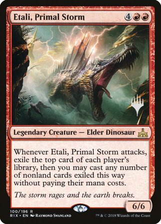 Etali, Primal Storm [Rivals of Ixalan Promos] | Jack's On Queen