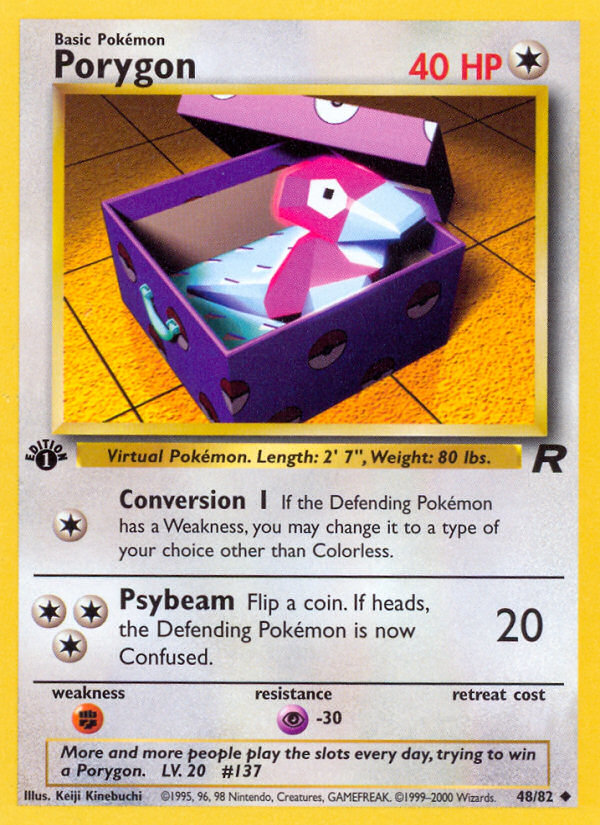 Porygon (48/82) [Team Rocket 1st Edition] | Jack's On Queen