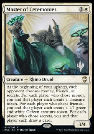 Master of Ceremonies (Promo Pack) [Streets of New Capenna Commander Promos] | Jack's On Queen