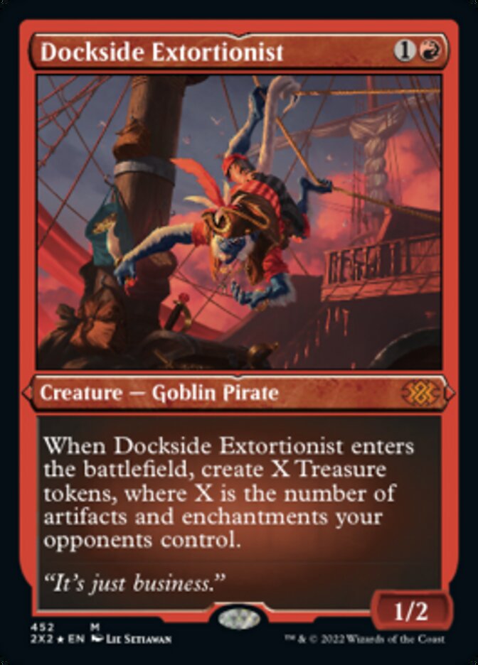 Dockside Extortionist (Foil Etched) [Double Masters 2022] | Jack's On Queen