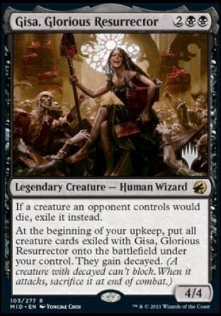 Gisa, Glorious Resurrector (Promo Pack) [Innistrad: Midnight Hunt Promos] | Jack's On Queen