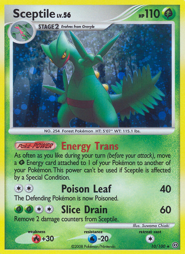 Sceptile (10/100) (Theme Deck Exclusive) [Diamond & Pearl: Stormfront] | Jack's On Queen