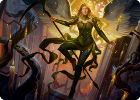 Sigarda, Champion of Light Art Card [Innistrad: Midnight Hunt Art Series] | Jack's On Queen