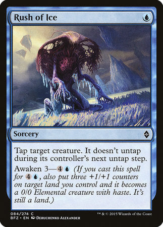 Rush of Ice [Battle for Zendikar] | Jack's On Queen
