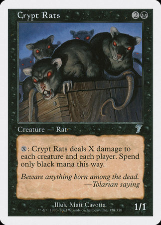 Crypt Rats [Seventh Edition] | Jack's On Queen