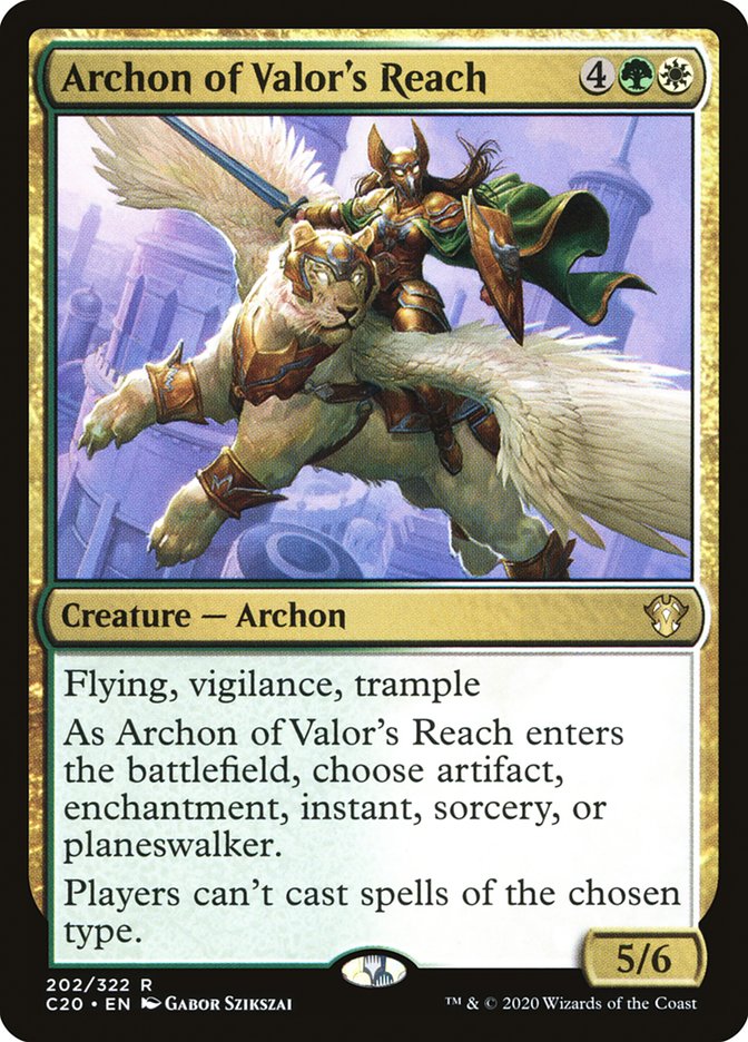 Archon of Valor's Reach [Commander 2020] | Jack's On Queen