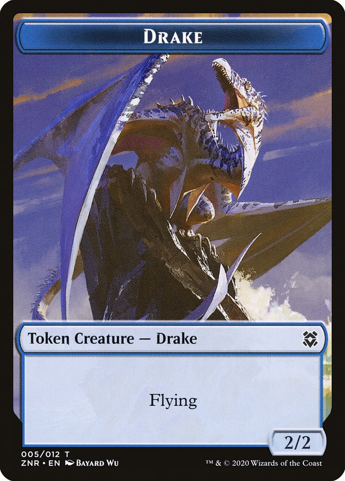 Drake Token [Zendikar Rising] | Jack's On Queen