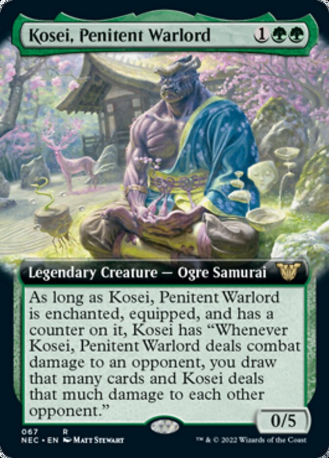 Kosei, Penitent Warlord (Extended) [Kamigawa: Neon Dynasty Commander] | Jack's On Queen