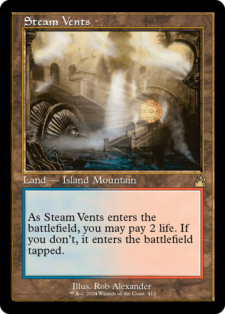 Steam Vents (Retro) [Ravnica Remastered] | Jack's On Queen