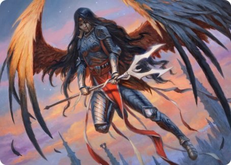 Liesa, Forgotten Archangel Art Card [Innistrad: Midnight Hunt Art Series] | Jack's On Queen