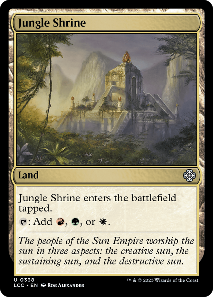 Jungle Shrine [The Lost Caverns of Ixalan Commander] | Jack's On Queen