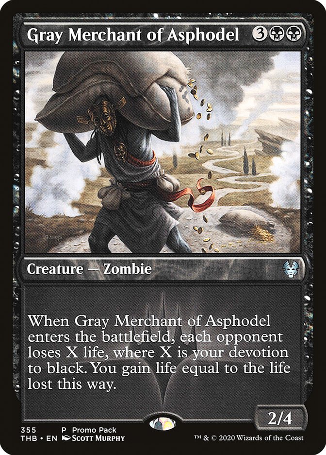 Gray Merchant of Asphodel (Promo Pack) [Theros Beyond Death Promos] | Jack's On Queen