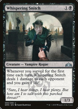 Whispering Snitch [Guilds of Ravnica] | Jack's On Queen