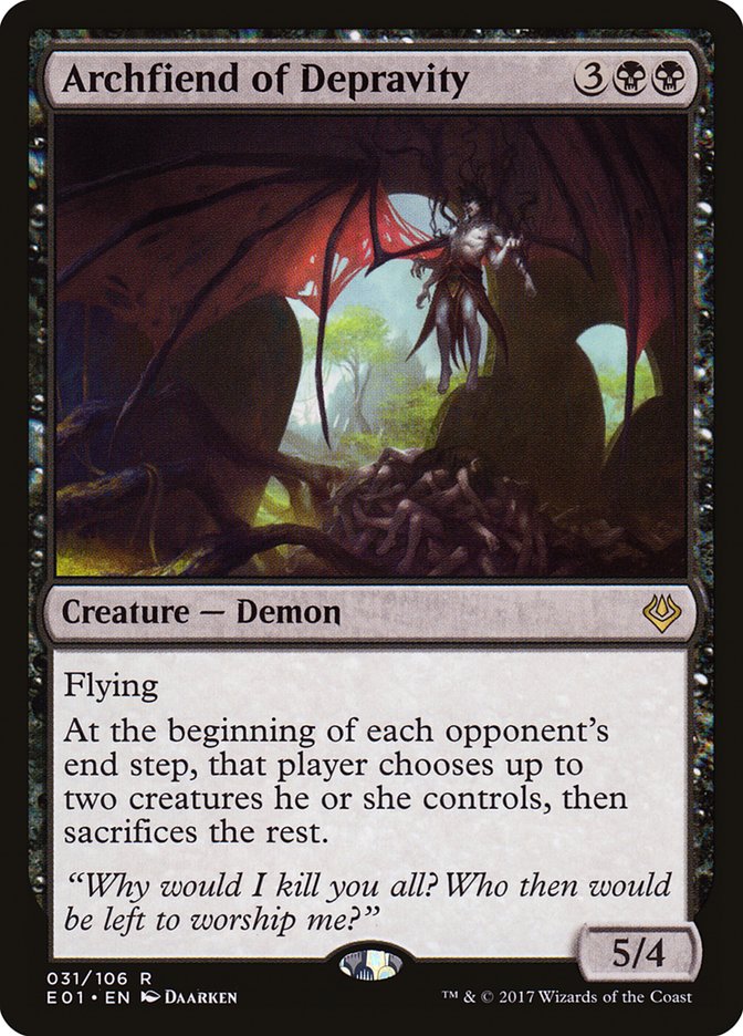 Archfiend of Depravity [Archenemy: Nicol Bolas] | Jack's On Queen