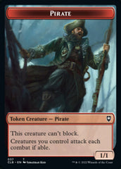 Pirate // Goblin Double-sided Token [Commander Legends: Battle for Baldur's Gate Tokens] | Jack's On Queen