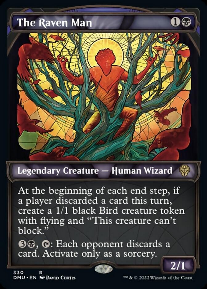 The Raven Man (Showcase Textured) [Dominaria United] | Jack's On Queen