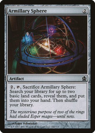 Armillary Sphere [Commander 2011] | Jack's On Queen