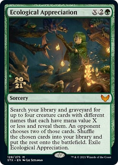 Ecological Appreciation [Strixhaven: School of Mages Prerelease Promos] | Jack's On Queen