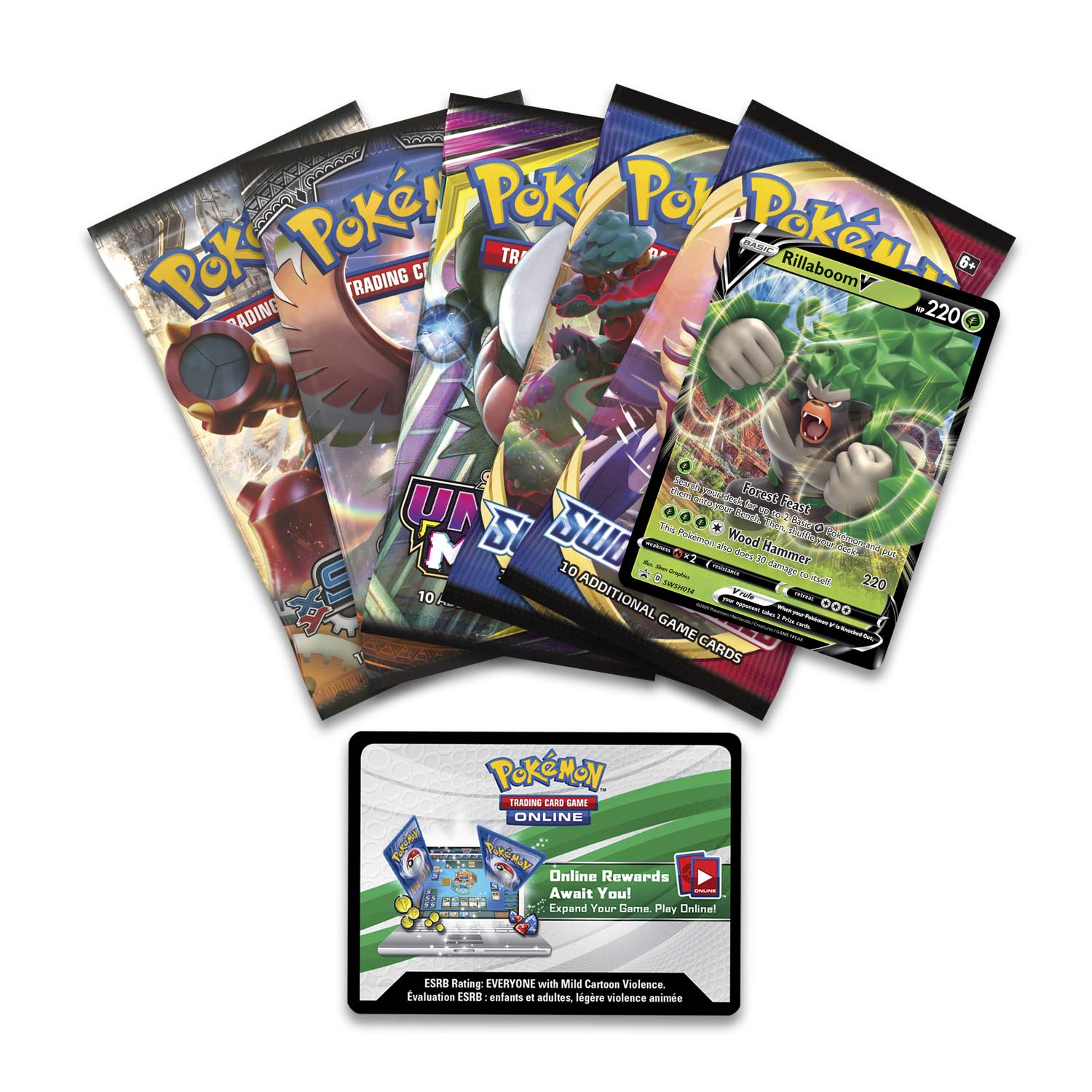 Sword & Shield - Galar Partners Collector's Tin (Rillaboom V) | Jack's On Queen