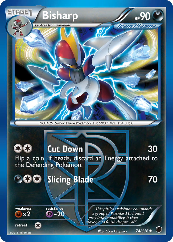 Bisharp (74/116) [Black & White: Plasma Freeze] | Jack's On Queen