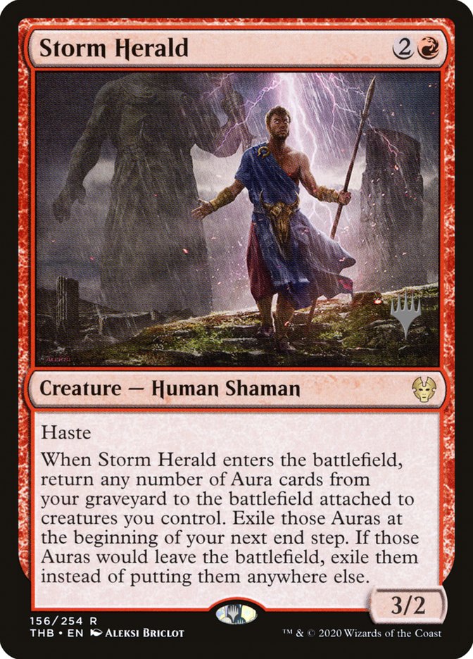 Storm Herald (Promo Pack) [Theros Beyond Death Promos] | Jack's On Queen