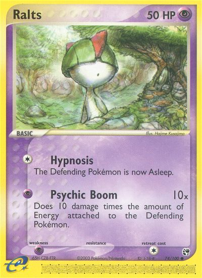 Ralts (74/100) [EX: Sandstorm] | Jack's On Queen