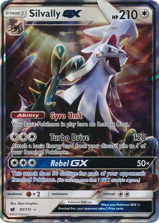 Silvally GX (90/111) (Jumbo Card) [Sun & Moon: Crimson Invasion] | Jack's On Queen