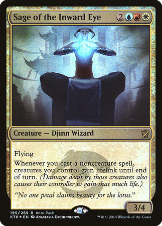 Sage of the Inward Eye [Khans of Tarkir Promos] | Jack's On Queen