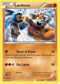 Landorus (58/111) (Theme Deck Exclusive) [XY: Furious Fists] | Jack's On Queen