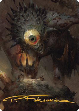 Nothic Art Card (Gold-Stamped Signature) [Commander Legends: Battle for Baldur's Gate Art Series] | Jack's On Queen