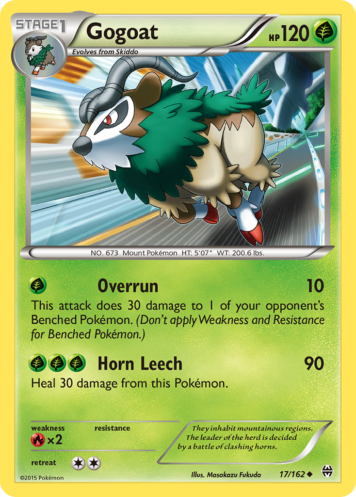 Gogoat (17/162) [XY: BREAKthrough] | Jack's On Queen