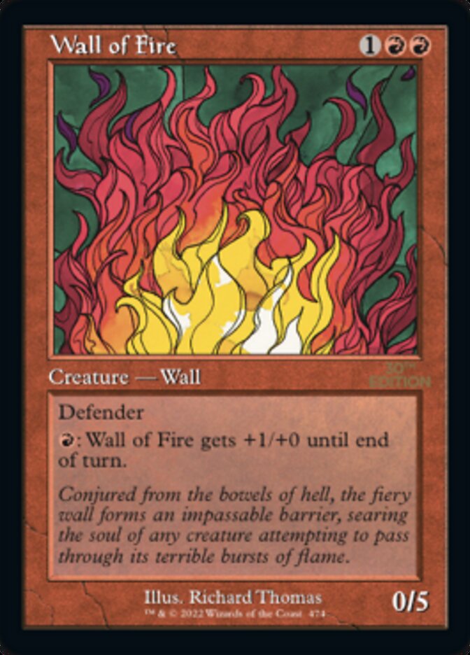 Wall of Fire (Retro) [30th Anniversary Edition] | Jack's On Queen