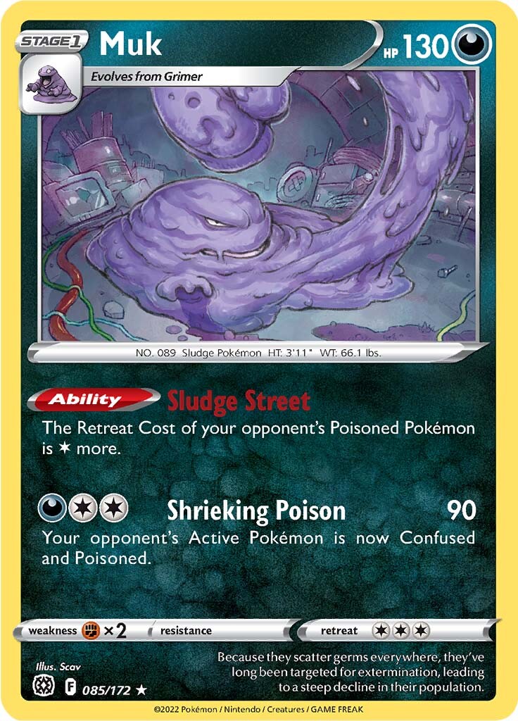 Muk (085/172) [Sword & Shield: Brilliant Stars] | Jack's On Queen