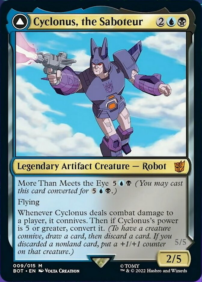 Cyclonus, the Saboteur // Cyclonus, Cybertronian Fighter [Universes Beyond: Transformers] | Jack's On Queen