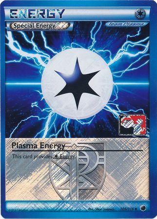 Plasma Energy (106/116) (Play Pokemon Promo) [Black & White: Plasma Freeze] | Jack's On Queen