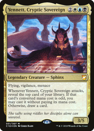 Yennett, Cryptic Sovereign [Commander 2018] | Jack's On Queen
