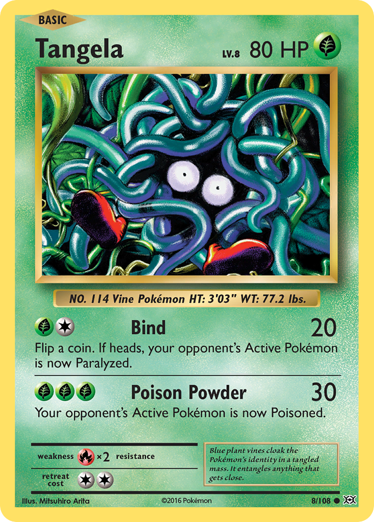 Tangela (8/108) [XY: Evolutions] | Jack's On Queen