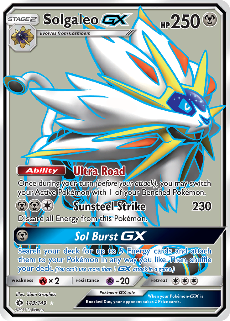 Solgaleo GX (143/149) [Sun & Moon: Base Set] | Jack's On Queen