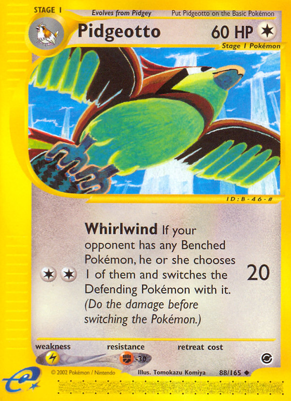 Pidgeotto (88/165) [Expedition: Base Set] | Jack's On Queen