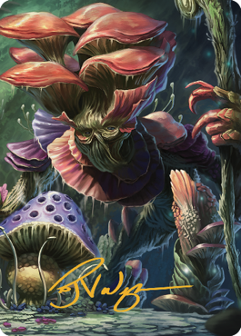 Myconid Spore Tender Art Card (Gold-Stamped Signature) [Commander Legends: Battle for Baldur's Gate Art Series] | Jack's On Queen