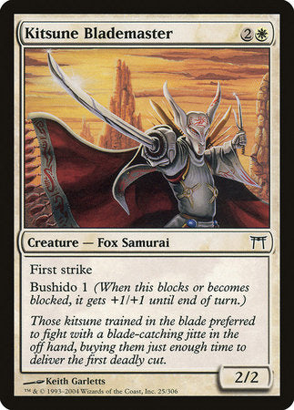 Kitsune Blademaster [Champions of Kamigawa] | Jack's On Queen
