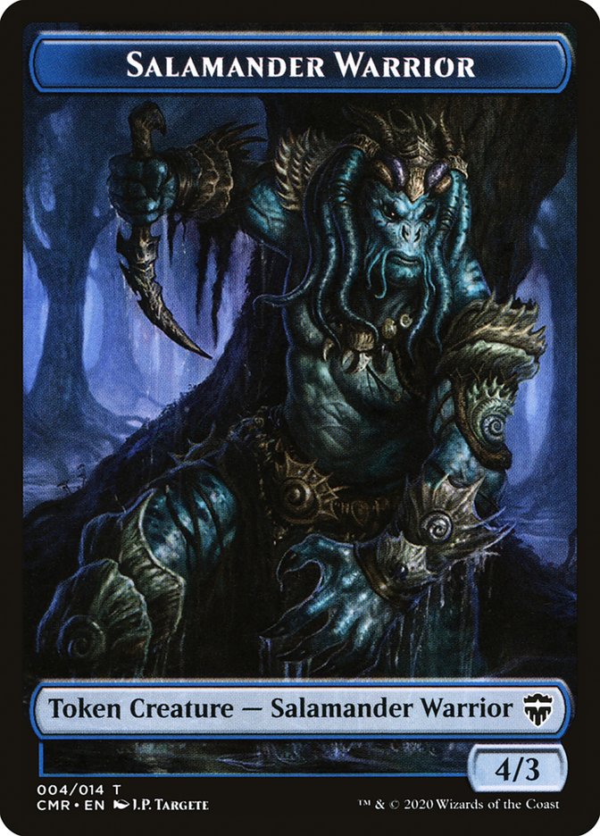 Salamander Warrior // The Monarch Token [Commander Legends Tokens] | Jack's On Queen