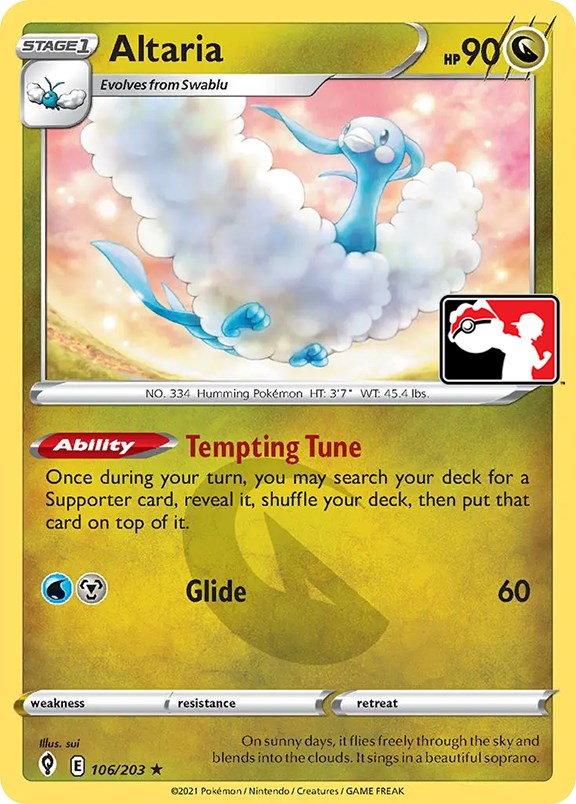 Altaria (106/203) [Prize Pack Series One] | Jack's On Queen