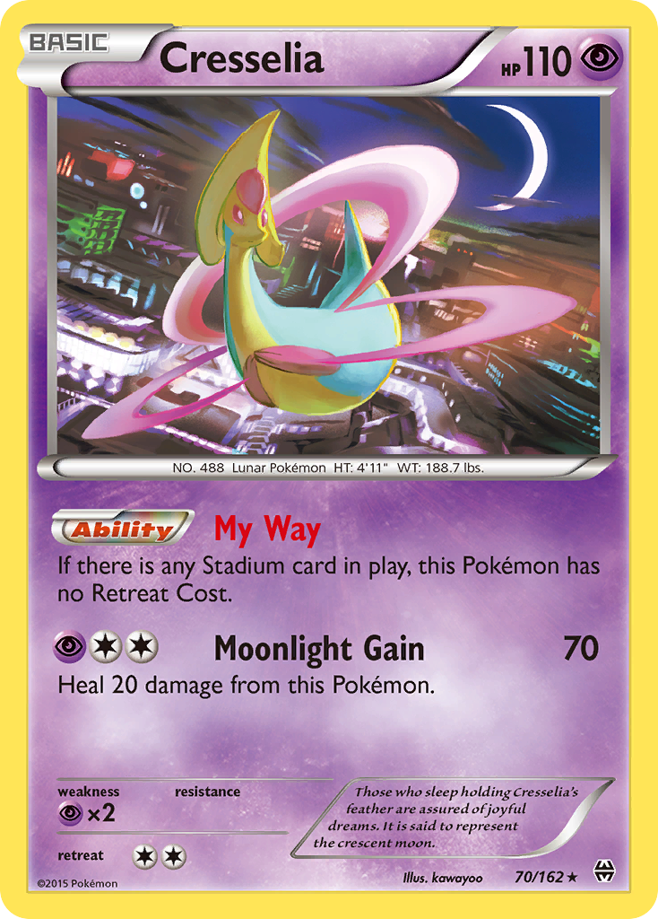 Cresselia (70/162) [XY: BREAKthrough] | Jack's On Queen