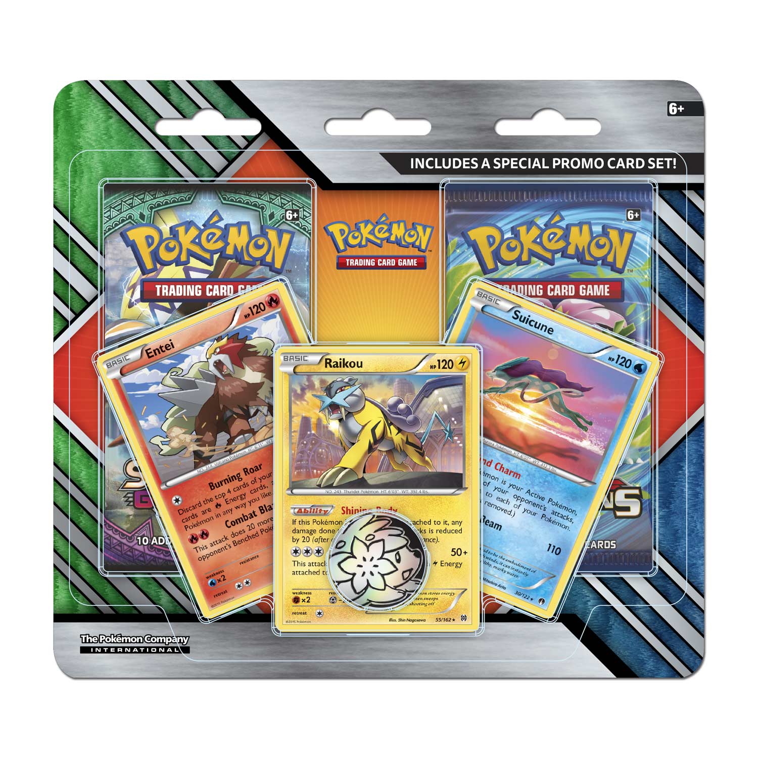 Sun & Moon: Guardians Rising - 2-Pack Blister (Entei, Raikou, Suicune) | Jack's On Queen