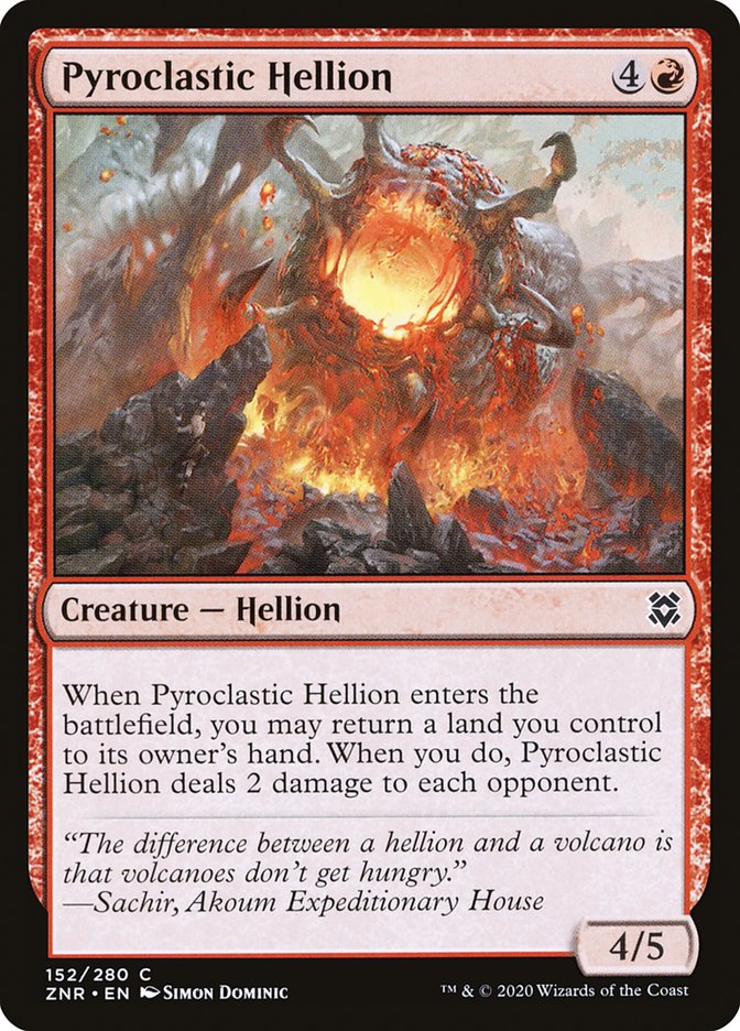 Pyroclastic Hellion [Zendikar Rising] | Jack's On Queen